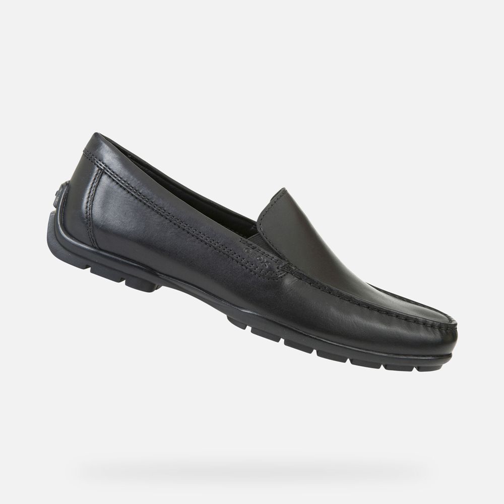 Geox Loafers Black Moner 2Fit Wide - Geox Mens Shoes - SIVQAW074